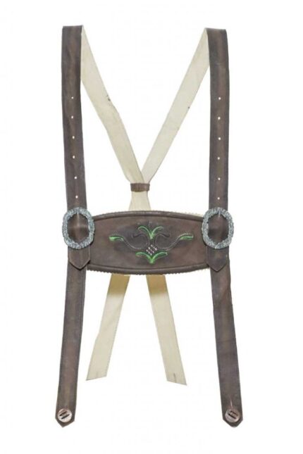 Authentic German AlpenGlanz Lederhosen Suspenders