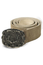 Antler Oktoberfest German Bavarian Lederhosen Belt