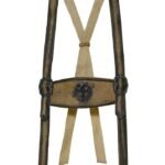 Federal Eagle Oktoberfest Lederhosen Suspenders