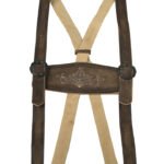 Authentic German Floral Lederhosen Suspenders