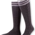 Authentic Men’s Charcoal Grey Bavarian Lederhosen Socks