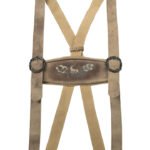 Authentic Plattstickerei Lederhosen Suspenders