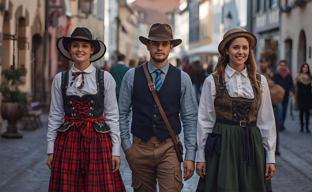 Where is Traditional German Clothing Worn Today?