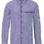 Traditional Alpspitze Blue German Lederhosen Shirt
