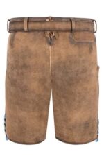 Men's Bayern Löwen Brown German Lederhosen