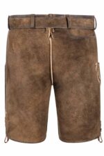 Berchtesgadener German Brown Lederhosen Shorts
