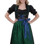 Black and Green Anna German Bavarian Drindl
