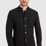 Coburg Heritage Black Wool Trachten Jacket