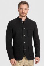 Coburg Heritage Black Wool Trachten Jacket