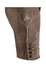 Eichenlaub Brown German Bavarian Lederhosen