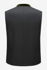 Fichtelberg Charcoal Gray Bavarian Trachten Waistcoat