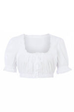 Traditional Halle Berry White Trachten Dirndl Blouse