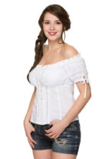 Heike German Bavarian Trachten Lederhosen Shirt