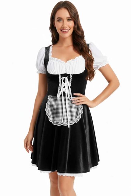 Premium Heike German Bavarian Velvet Drindl