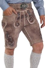 Authentic Hirsch Oktoberfest Lederhosen Shorts