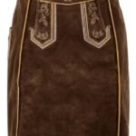 Traditional Julia German Bavarian Lederhosen Skirt