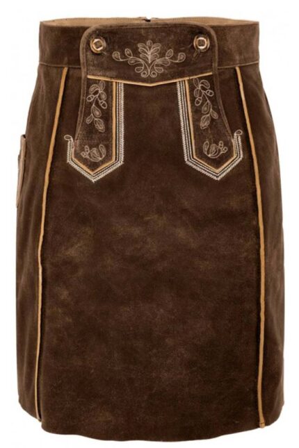 Traditional Julia German Bavarian Lederhosen Skirt