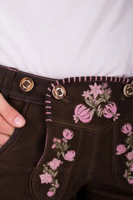 Authentic Maria Furtwängler Suede Lederhosen Shorts