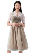 Traditional Nara Smith Bavarian Dirndl Dress With Blouse