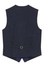 Navy Blue German Bavarian Trachten Vest For Oktoberfest
