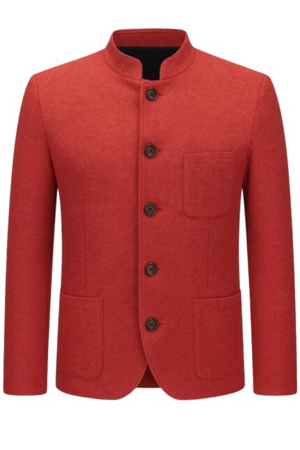 Nico Rosberg Wool Red Trachten Jacket
