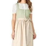 Authentic Paula Beer German Dirndl Dress With Blouse