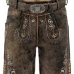 Men's Bavarian Plateau Brown Lederhosen