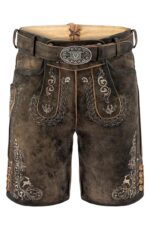 Men's Bavarian Plateau Brown Lederhosen