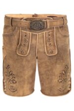 Rankenstickerei German Brown Trachten Lederhosen