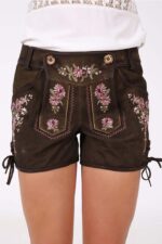 German Sabrina Bavarian Lederhosen Shorts