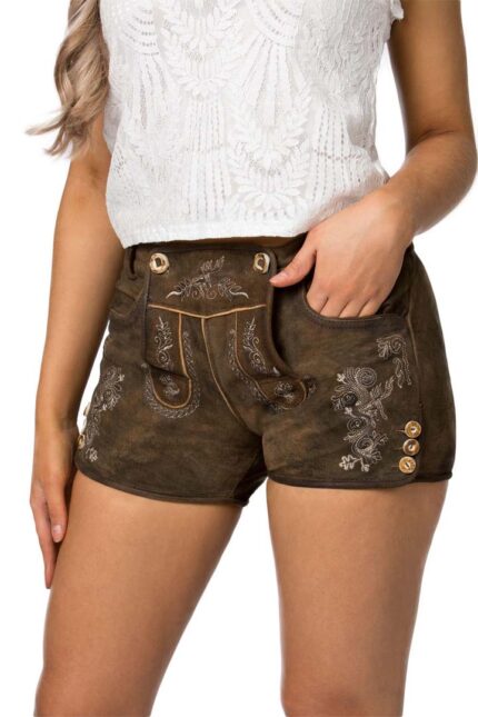 Authentic Shirin David German Lederhosen Shorts