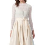 Sibel Kekilli German Bavarian Dirndl Dress with Blouse