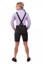 Sophie German Black Lederhosen Shorts