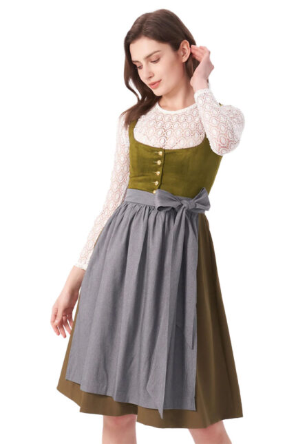 Authentic Toni Garrn German Dirndl with Blouse