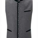Wilseder Gray German Bavarian Trachten Waistcoat