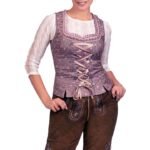 Women's Rhine Trachten Lederhosen Shorts