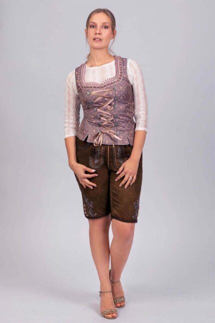 Women's Rhine Trachten Lederhosen Shorts
