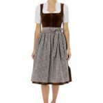 Diana Brown German Bavarian Drindl Dress