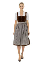 Diana Brown German Bavarian Drindl Dress